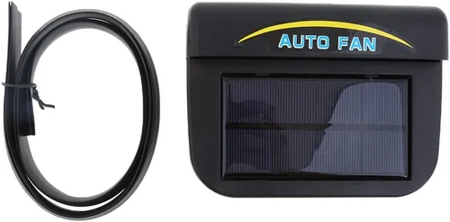 Vista 3 de Sistema de refrigeración de ventilación de aire automático para parabrisas de ventana de automóvil con energía solar, ventilador frío