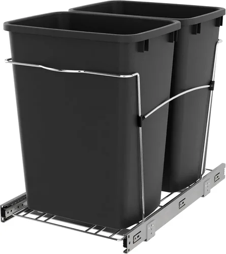 Cesto de basura doble y extraíble RV V 15KD 18CS de Rev A Shelf