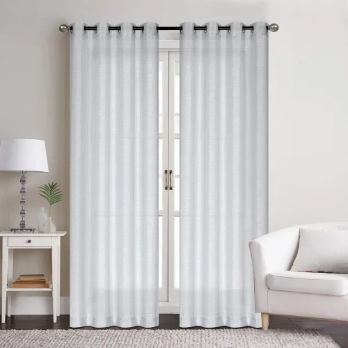 Vista 21 de Everyday Celebration Cortinas de ventana 100% opacas para puerta corrediza de ventana, cortinas opacas con forro térmico, cortinas con ojales