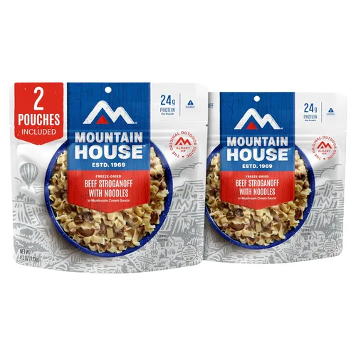 Vista 38 de Mountain House Pasta Primavera Comida liofilizada para mochileros y camping Vegetariana 2 porciones
