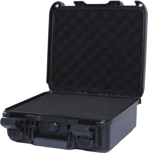 14in-Low Profile Heavy Duty Hard Case with DIY Customizable Foam Insert (12.8 x 10.4 x 4.7in Interior)