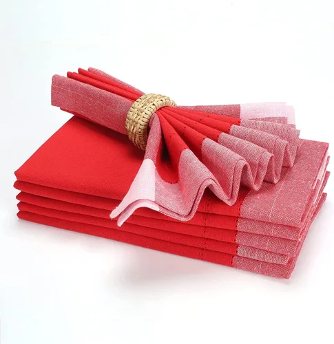 Vista 13 de Servilletas de tela para uso diario, 100% algodón, 18 x 18 pulgadas, color aguamarina, servilletas de boda, servilletas de cóctel, servilletas