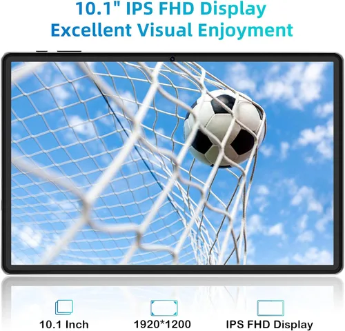 Vista 2 de SGIN Tablet Android 12, 8GB RAM 128GB ROM, tabletas de 10.1 pulgadas con procesador Octa Core, tarjeta TF se expande a 512 GB, pantalla IPS FHD 1280