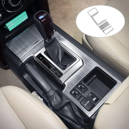 Vista 9 de Para Toyota Land Cruiser Prado 150 2010-2017 Accesorios de modificación decorativa interior Panel de caja de cambios central Lc150 Fj150