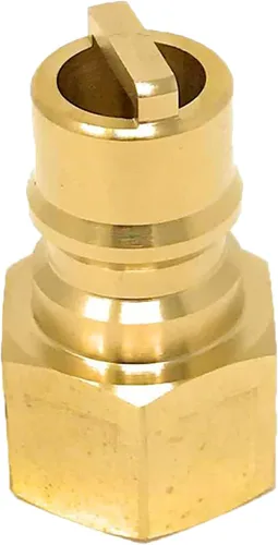 Conector de manguera de conexión rápida NPT hembra, válvula de liberación rápida para aplicaciones de propano, LP, gas natural, fluidos o aire,