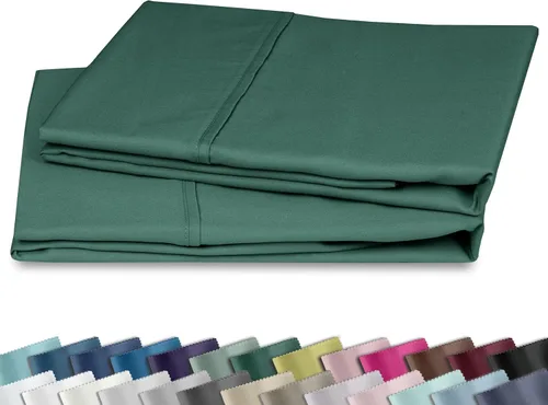 Vista 34 de Fundas de almohada de algodón de 400 hilos 22 - rosa