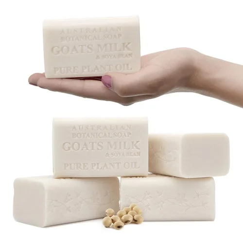 Vista 20 de Australian Botanical Soap Barra de jabón de lujo triple molida de coco con aceite de lima de 6.6 onzas, enriquecida con manteca de karité, cáscaras