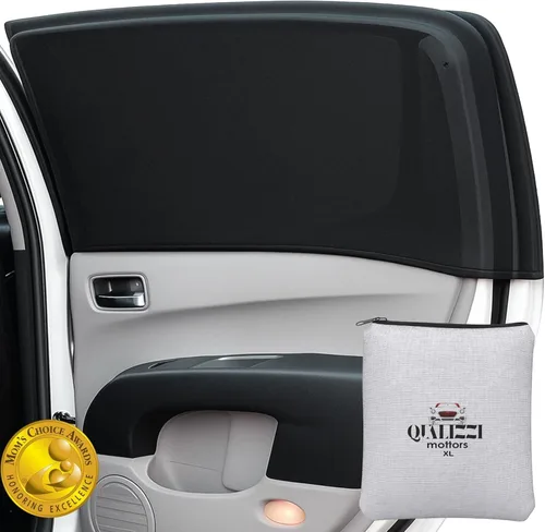Vista 15 de Qualizzi® - Parasol para ventanas de utilitarios, tamaño XL, 14 tamaños, malla elástica y respirable para acampar, privacidad, insectos, protección
