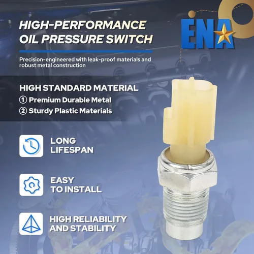 Vista 4 de ENA Interruptor de sensor de presión de aceite para PS480 6U5Z9278J 6U5Z9278N 1S9561 compatible con Ford 2007-2012 Escape 2006-2012 Fusion Lincoln