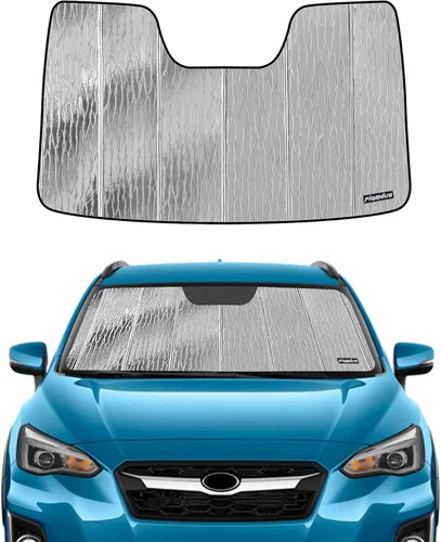 Vista 13 de Pigenius Parasol para parabrisas para Subaru Crosstrek 2018-2023, Impreza 2017-2023. con Eyesight Driver Assist. Parasol para ventana delantera