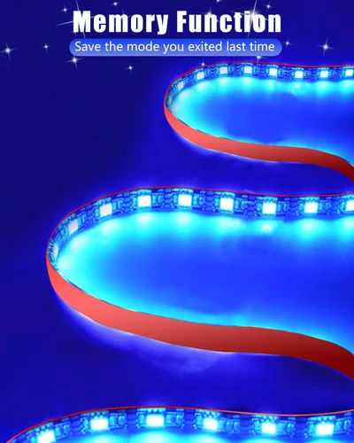 Vista 2 de Keiurot Led Lights for Scooter Night Riding Electric Scooter LED Strip Light Led Light Strips 5V Flashing Mode for Outdoor