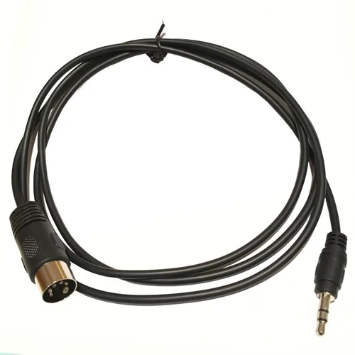 Vista 5 de CREATOR Cable MIDI de 5 pines Din a 0.1 in TRS Stereo Jack Cable de audio