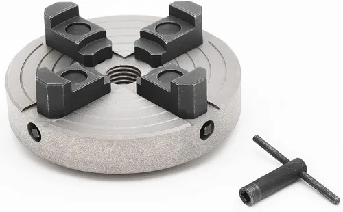 Vista 8 de Torno de madera Chuck 4 mandíbulas Chuck 6 pulgadas torno portabrocas para torneado de madera 1 pulgada x 8 TPI rosca Tornos para carpintería