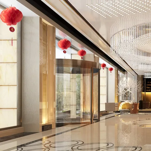 Vista 5 de Faroles de papel rojo para festivales chinos, bodas, cumpleaños y decoración del hogar (12 pulgadas, 2 unidades)