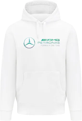 Fuel For Fans Mercedes AMG Petronas - Sudadera con capucha Lewis Hamilton 2022 Miami GP - Color blanco - Talla: XS, Blanco