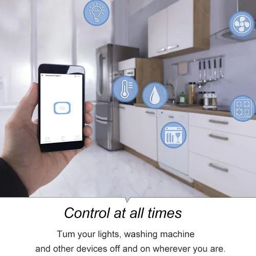 Vista 7 de Módulo de relé inteligente inalámbrico Ewelink WiFi USB 5V/12V/24V/48V, interruptor de encendido/apagado remoto autobloqueante, compatible con Alexa