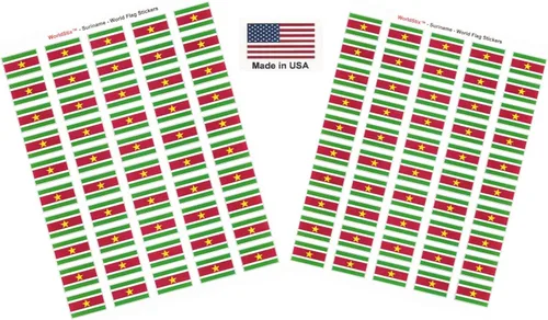 Vista 92 de 100 calcomanías de la bandera de Afganistán, dos hojas de 50, 1.5" x 1" hechas en Estados Unidos, calcomanías autoadhesivas para álbum de recortes
