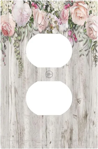 Vista 55 de Cubierta de placa de pared dispositivo duplex de 1 banda de mármol abstracto en arte interruptor de luz de salida eléctrica de cara fluida azul