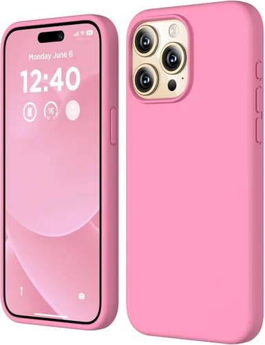 Vista 14 de Compatible con iPhone 15 Pro Max Case, Funda de Silicona Líquida, Funda Protectora de Cuerpo Completo a Prueba de Golpes Delgada y Fina