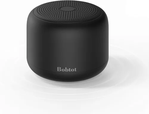 Vista 14 de Bobtot Altavoces Bluetooth portátiles con correa fácil de transportar, mini altavoz inalámbrico impermeable con sonido estéreo fuerte, 20 horas