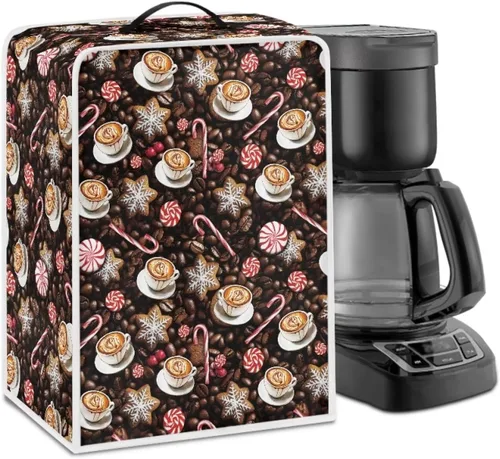 Vista 22 de Mumeson Funda para cafetera de girasol, extra grande, ligera, con asa, cubierta para máquina de café, tostadora, cubierta a prueba de polvo
