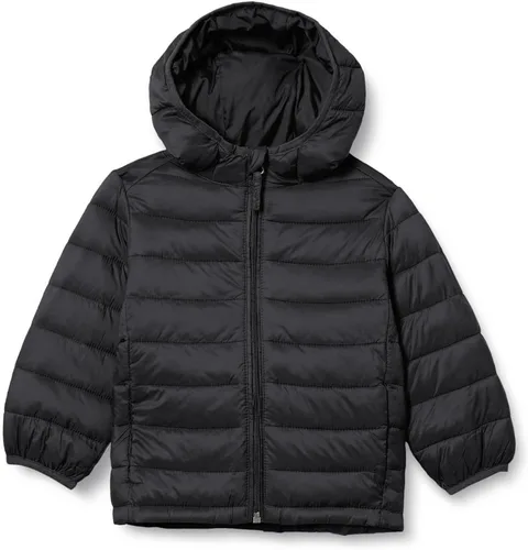 Vista 11 de Yaxa Essentials Chaqueta acolchada con capucha ligera y resistente al agua para niños y niños pequeños, con aislamiento