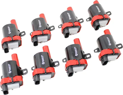 Vista 2 de DRAGON FIRE PERFORMANCE Paquete de energía de bobina de encendido de 8 piezas compatible con Silverado Tahoe Suburban Express Sierra Savana Yukon