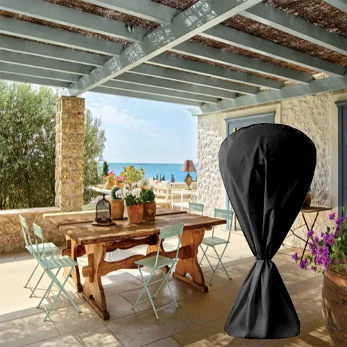 Vista 2 de Cubierta antipolvo para ventilador eléctrico, 420D, resistente, redonda, lavable, funda para ventilador eléctrico, impermeable, a prueba de polvo