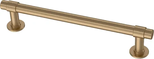 Vista 22 de Franklin Brass Francisco (paquete de 5) manijas de gabinete de 3 pulgadas con orificio central Herrajes de bronce champán para puertas de cocina