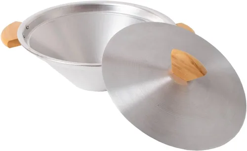 Vista 6 de KLM Products Atom Popcorn Popper - Pop maíz fácilmente en tu estufa, aluminio, hace 2.5 cuartos de galón