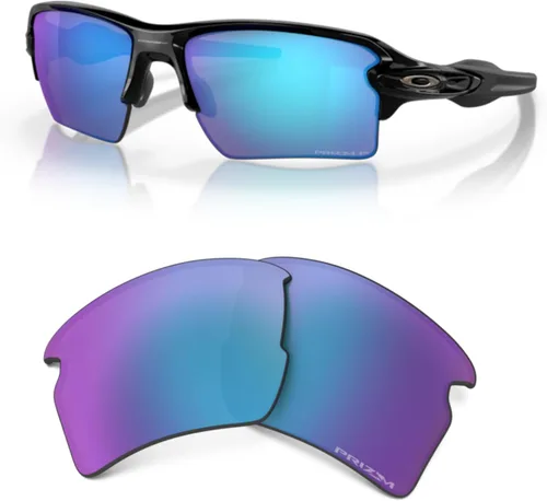 Vista 17 de Oakley Authentic Flak 2.0 XL OO9188 REPLACEMENT Lenses+ Bundle Microfiber Pouch -FRAMES NOT INCLUDED