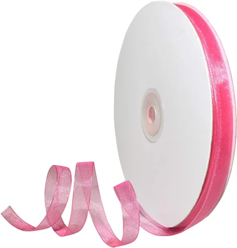 Vista 61 de Morex Ribbon 91803/100-609 Cinta de nailon Organdy, 5/8 pulgadas por 100 yardas, color rojo