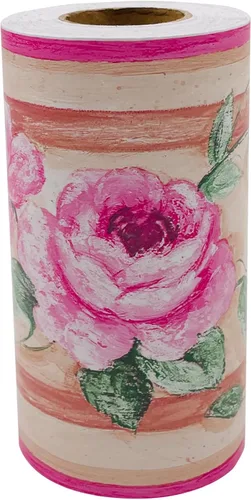 Vista 2 de Yifely Papel tapiz extraíble de peonía de lujo, borde autoadhesivo Stciker para cocina, baño, decoración de pared