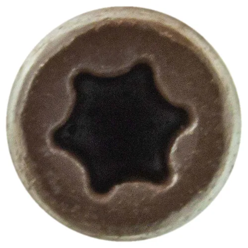 Vista 96 de Tornillo de madera compuesto gris castillo de 2-3/4 pulgadas, cabeza de accionamiento Torx/Star Drive Head - Recubierto Exterior - Compatible