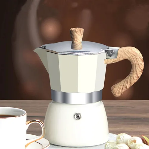 Vista 12 de MORDEN MS Moka - Cafetera de café expreso para estufa, 6 tazas/10 onzas, cafetera italiana, cafetera para camping, cafetera cubana manual