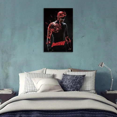 Vista 6 de Daredevil - Pósteres de impresión en lienzo, adecuados para dormitorio, sala de estar, baño, decoración de pared LCVME (12 x 18 pulgadas, sin marco)