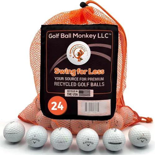 Vista 8 de Golf Ball Monkey Reciclado barato para Callaway Golf Balls Mix para Callaway Supersoft Golfballs, Superfast, Superhot, Warbirds, Diablo, Hex Tour