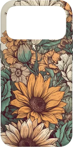Vista 22 de Western Boho Leopard Sunflowers Cactus Funda Rodeo Cowgirl para iPhone 17
