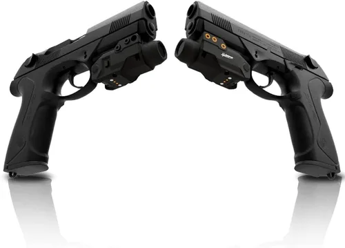 Vista 5 de Luz de linterna LED de alto lumen táctico con montaje en riel subcompacto con luz estroboscópica para pistola de pistola, accesorio de batería