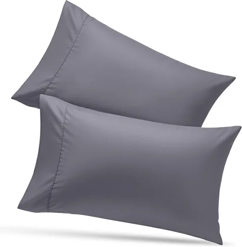 Vista 31 de Utopia Bedding - Juego de 4 fundas de almohada tamaño estándar, con cierre de sobre, tela de microfibra cepillada suave, resistentes al encogimiento