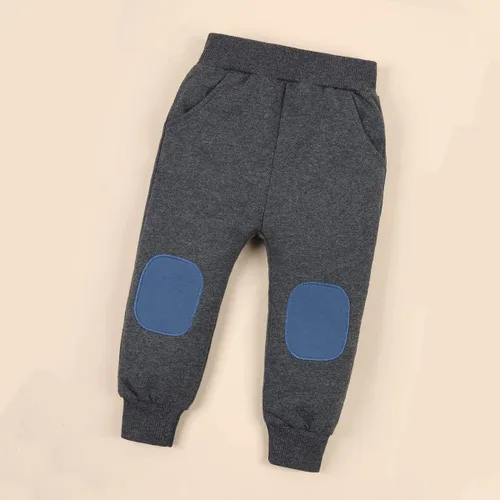 Vista 8 de DISAUR Ropa para niño pequeño, ropa para bebé, otoño e invierno, sudadera con capucha impresa con letras y pantalones largos, Blue2