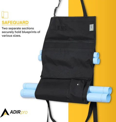 Vista 3 de Adir Corp Planos, planos, mapas, dibujos, obras de arte, carteles, documentos, soporte para coche - con bolsillos
