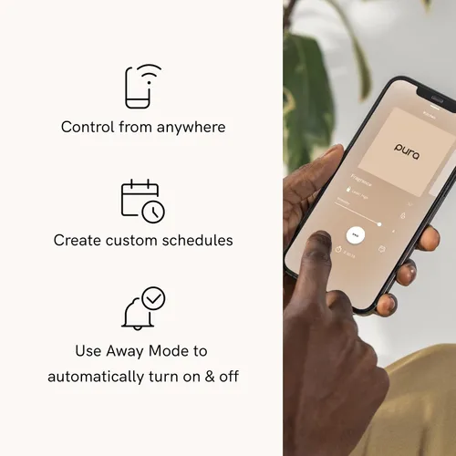 Vista 4 de Pura Pura 4 - Juego de iniciación de dispositivos de fragancia Smart Home, difusor de aroma para el hogar, incluye difusor de aroma de fragancia