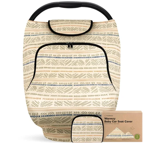 Vista 12 de KeaBabies Funda de asiento de automóvil de invierno para bebé, recién nacido, ajuste universal, fundas de asiento de automóvil para bebé, niña