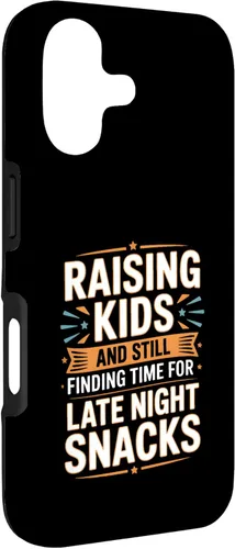 Vista 3 de Raising Kids and Still Finding Time for Late Night Snacks Case for iPhone 17