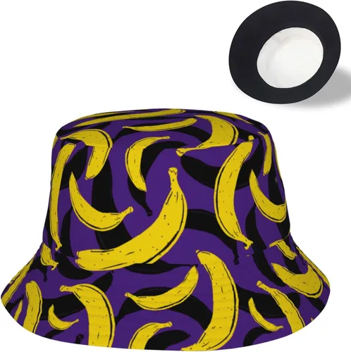 Vista 6 de Bucket Hats for Women Sun Beach Travel Cap Unisex Men Bucket Hat
