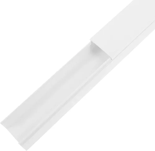 Vista 2 de Cable Hider Wall Raceways 40x3x1.5cm PVC 73 Piece Set White