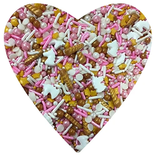 Vista 17 de COOL MOM SPRINKLES Gránulos dorados de melocotón (4 onzas) – Gránulos temáticos elegantes para decorar pasteles de cumpleaños, cupcakes, galletas