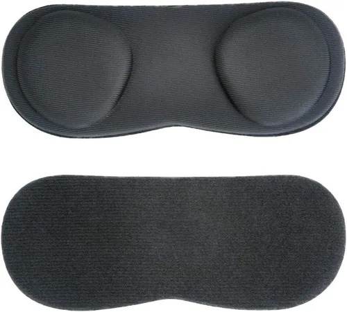 Vista 4 de (1 Pack) Orzero VR Lens Protect Cover Dust Proof Cover for Quest 2, Quest, Washable Protective Sleeve - Black