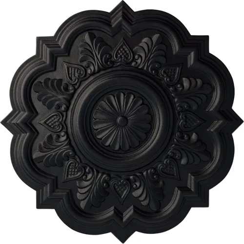 Vista 59 de Ekena Millwork CM20DRFCS - Medallón de techo Deria, 20 1/4 pulgadas de diámetro x 1 1/2 pulgadas de diámetro